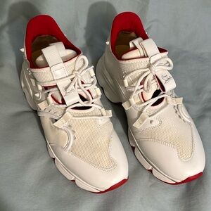 Christian Louboutin Calfskin Donna Red Runner